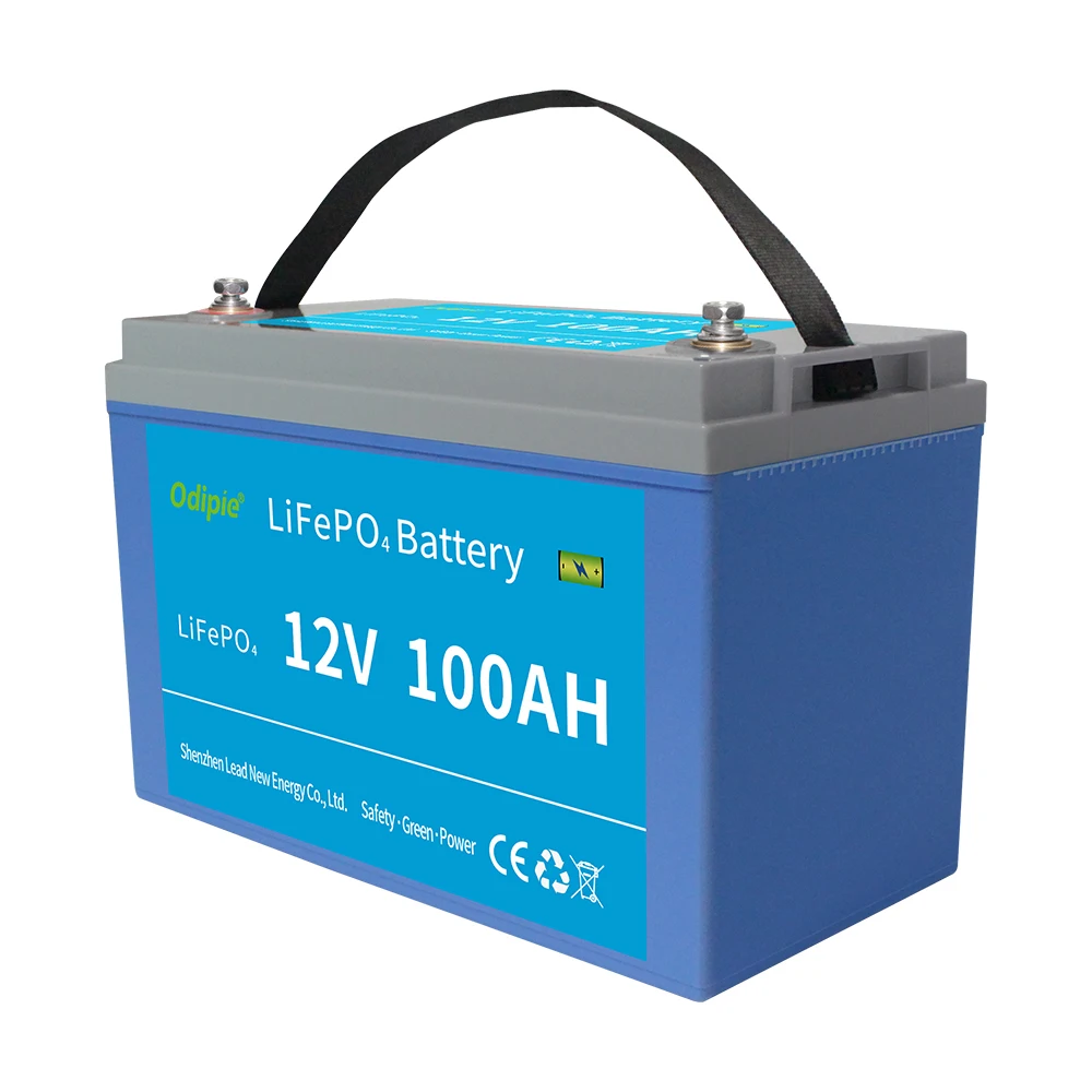 

Long Cycle LifePO4 Battery 12.8V 100Ah 1280Wh Lithium Iron phosphate RV Battery Energy Storage Battery