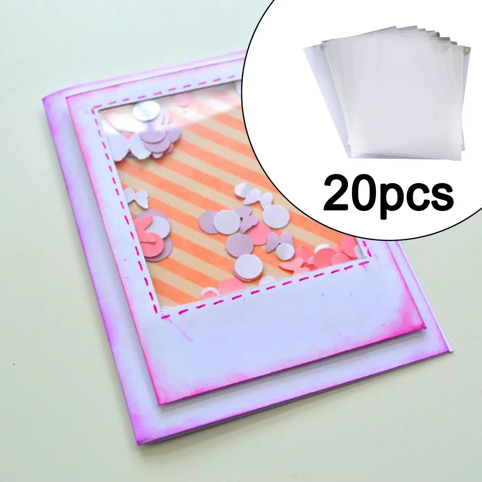 

20x Transparent Binding Presentation Covers Stencil Sheets Project Covers for Documents Certificates Reports 11.7x8.3inch