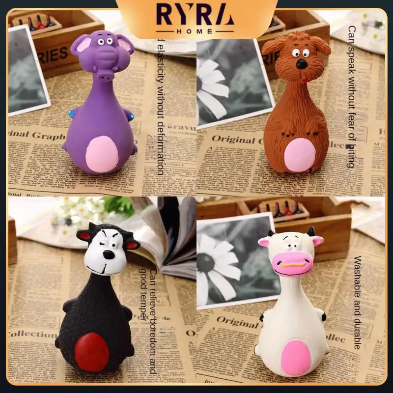 

Fashionable Latex Dog Toys 13×6cm Dog Toys Small Large Dogs Bite Resistant Sound Squeaky Pet Rubber Vocal Toys Comfortable Soft