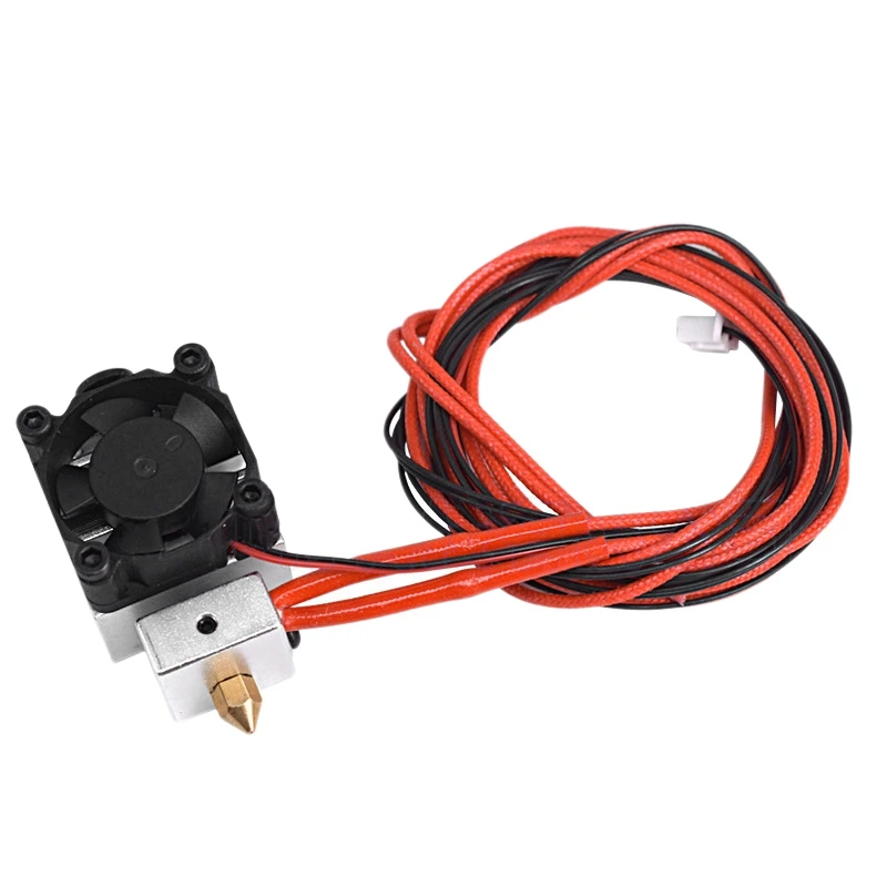 

3D Printer Accessories 0.4 / 1.75mm 12V 40W E3D Single Head Single Spray Aluminum Block Extruder Cooling Kit
