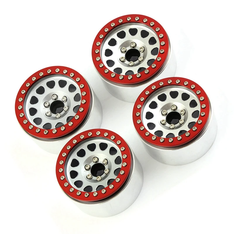 

2.2 Inch Metal Beadlock Wheel Rim Wheel Hub For 1/10 RC Crawler Car Axial Wraith Capra RR10 SCX10 Traxxas TRX4 TRX6