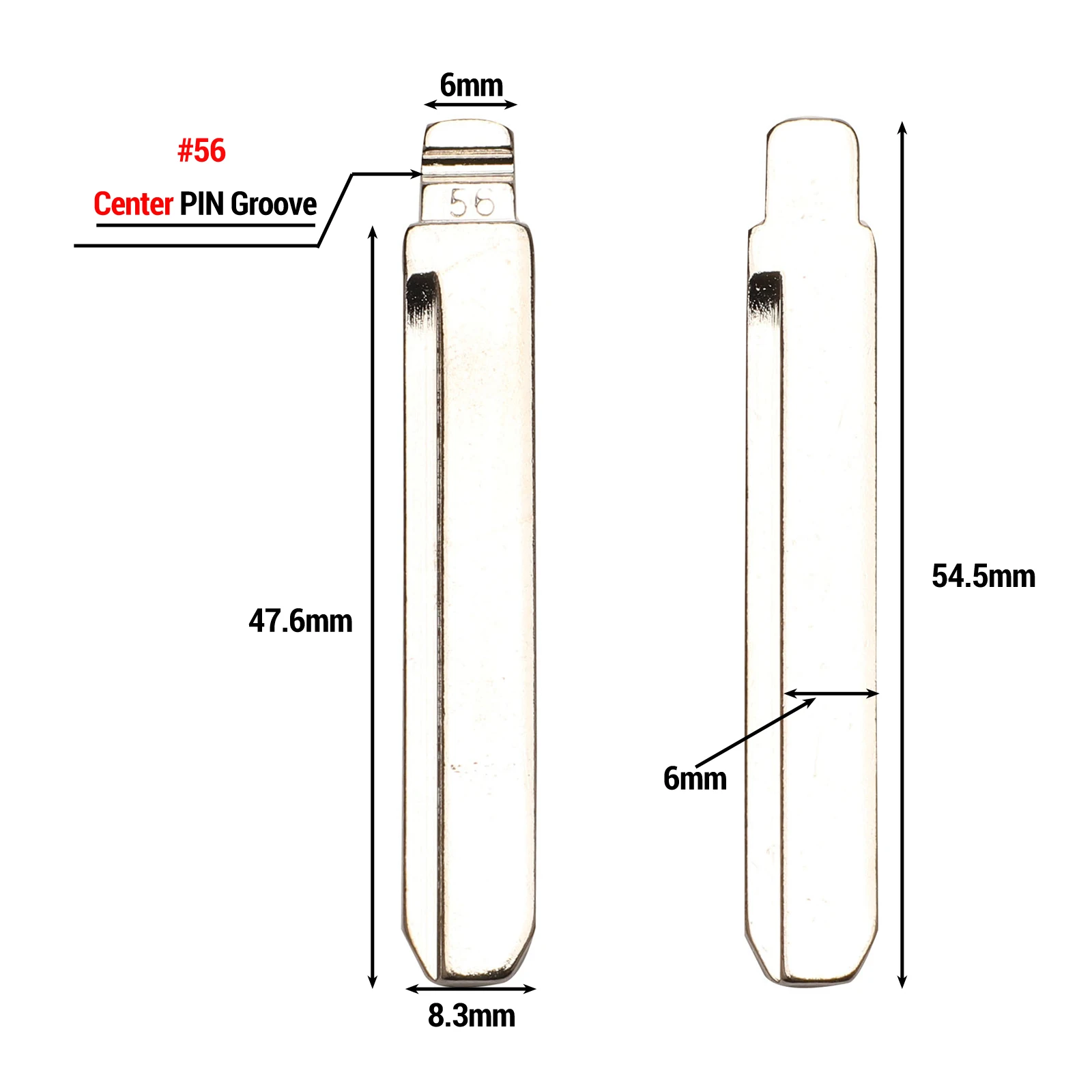 

jingyuqin 1p НЕТ. 56 57 66 25 # Лезвие ключа для BYD F3 F3R F0 Geely Vision Lifan 620, замена заготовки автомобильного ключа