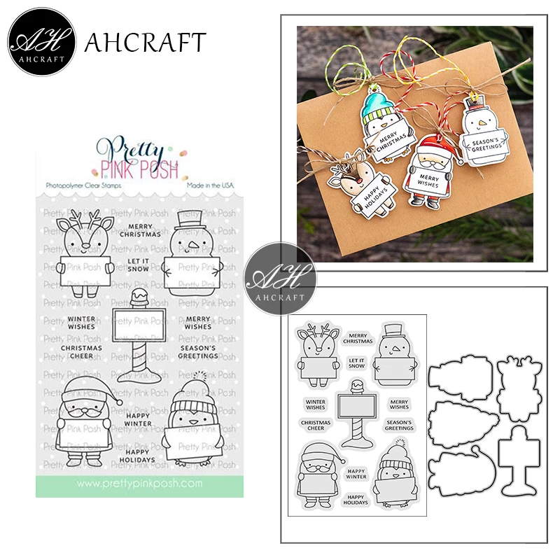 

AHCRAFT Penguin Metal Cutting Dies for DIY Scrapbooking Photo Album Decorative Embossing Stencil Seal