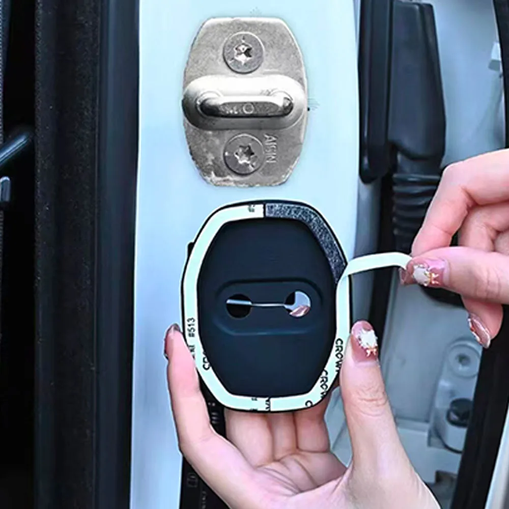 Фото Силиконовая накладка на замок двери для BAIC BJ40 BJ40C 2024-2026: антикоррозийная, шумопоглощающая, амортизирующая защитная накладка №5