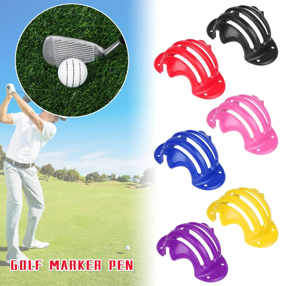 

Styles Putting Positioning Aids Template Alignment for Golfer Gift Marks Tool Golf Ball Pen Liner Marker Pen Liner Clip