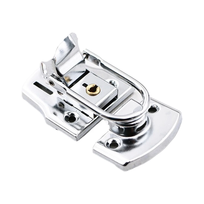 

Box Lock Clasps Iron Case Buckle Latch Hasp Latch Toggle Latch Chest Trunk Catch- Latch Brass Core Fits for Suitcase