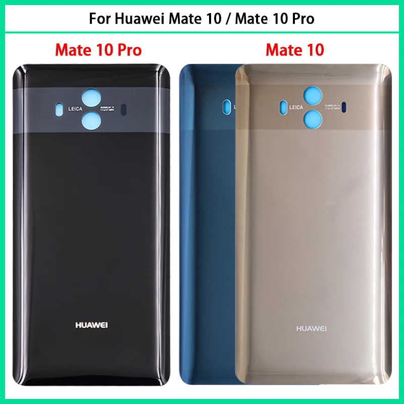 Новинка для Huawei Mate 10 / Pro задняя крышка батареи 3D стеклянная панель Mate10 дверь