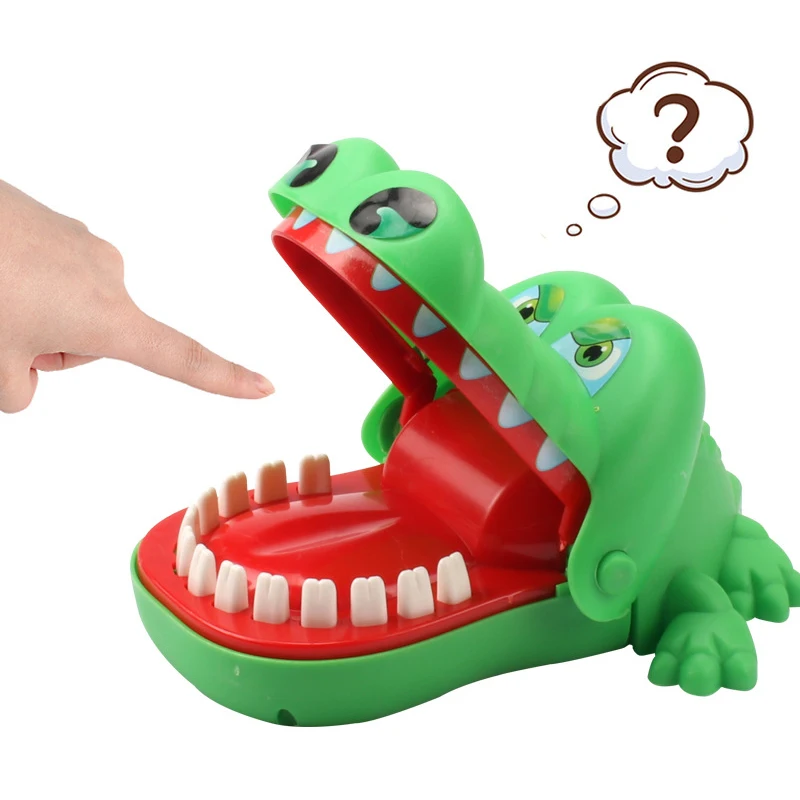 

Hot Sell Creative Practical Jokes Mouth Tooth Alligator Hand Children's Toys Family Games Classic Biting Hand Crocodile Game