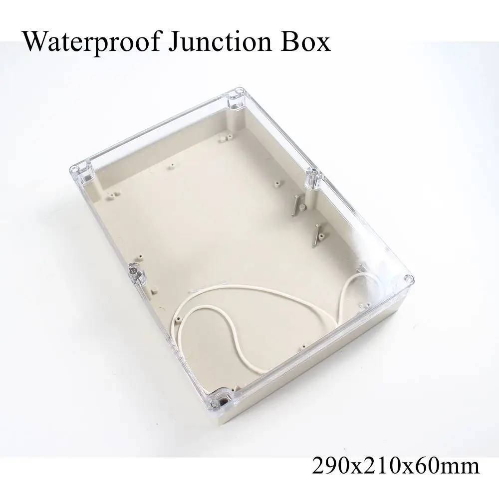 Стыковая коробка 290x210x60 мм, Стыковочная коробка, водонепроницаемый пластиковый корпус из АБС-пластика IP65, чехол для внешнего инструмента