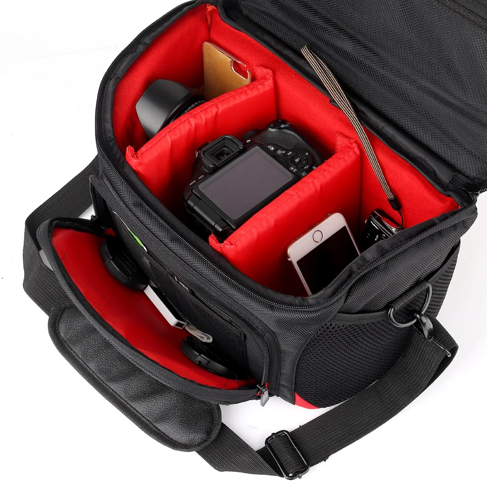 Сумка на плечо для DSLR-камеры аксессуары фотоаппаратов Nikon D3400 D3300 D3200 D3100 D5100 D5200 D5300