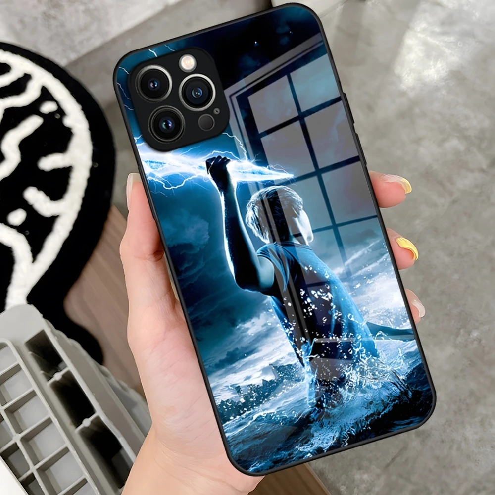 Чехол для телефона P-Percy Jackson с мультяшным рисунком IPhone 16 15 14 Pro 11 13 12 Mini XS XR Max 6 8 7 Plus SE