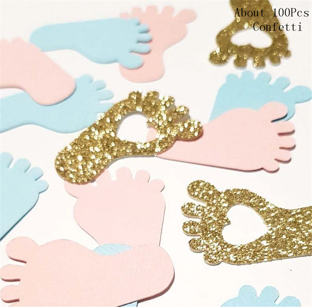 

Oh Baby Foot Confetti Baby Shower Party Gold Oh Baby Confetti Decoration Jungle Animal Birthday Party Decoration