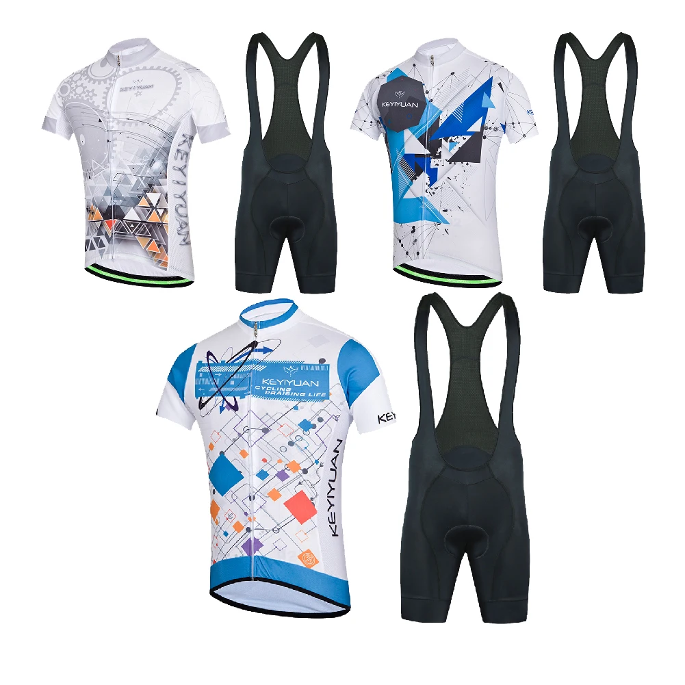 

KEYIYUAN Summer New Team Clothing Short sleeve MTB Cycling Jersey Bicycle Shirts Men Bike Jersey Ropa de Ciclismo