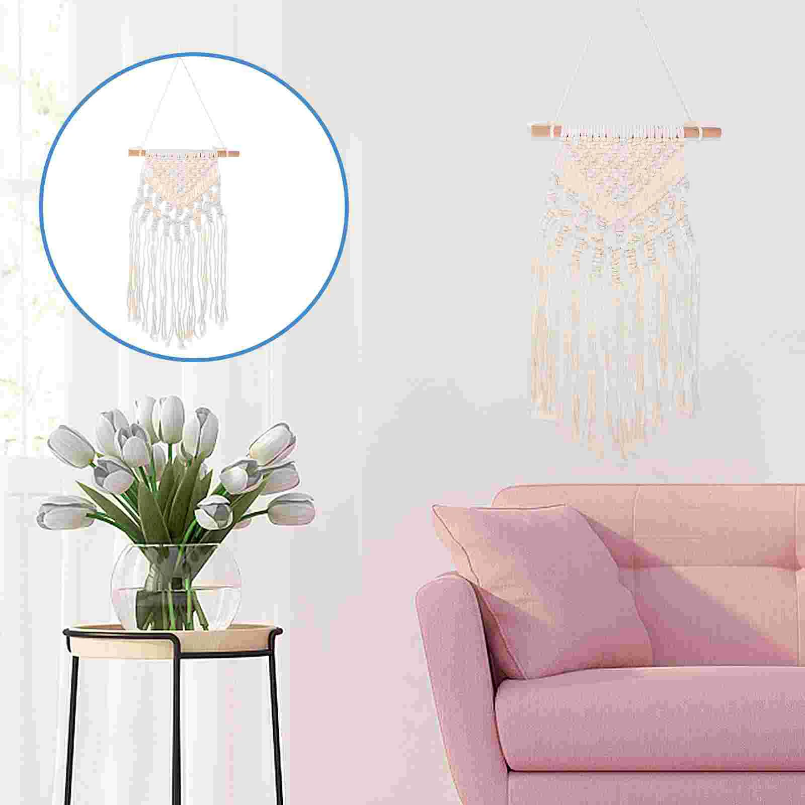 

Macrame Woven Wall Decor Kids Room Decor Woven Wall Hanging Decor Bohemia Style Tapestry Home Decoration Bohemian Tapestry