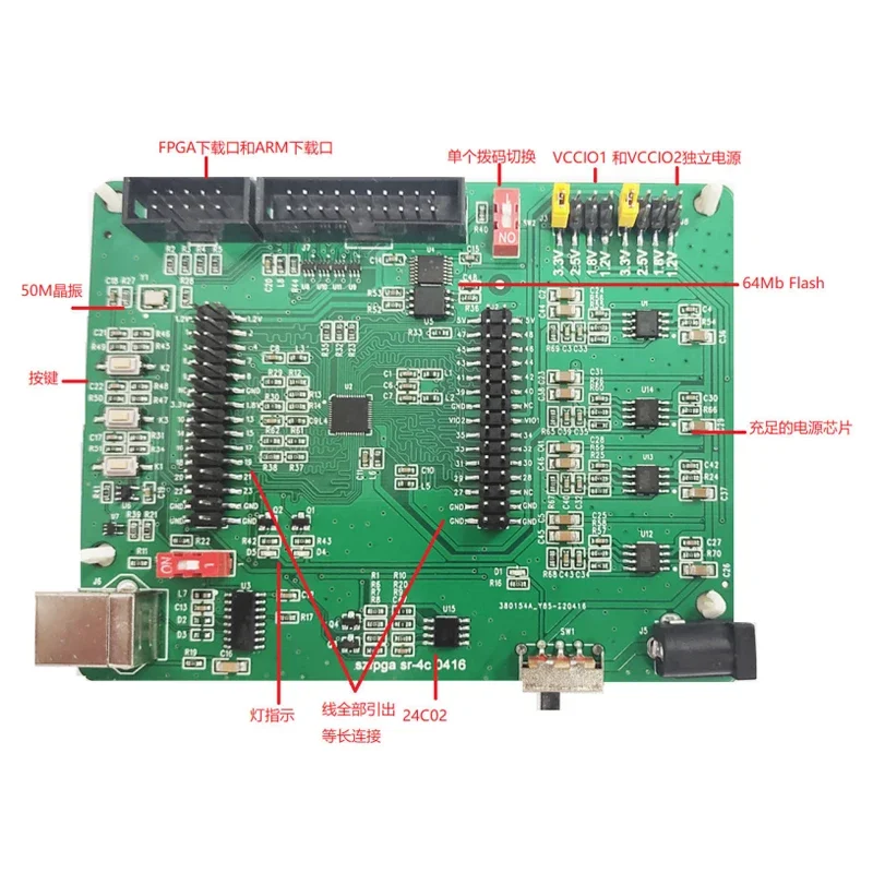 Плата разработки Gaoyun Little Bee GW1NSR-4C Fpgacpld Hardcore Arm Zynq SOC