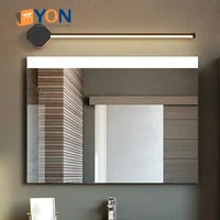 406080cm modern led bathroom mirror light toilet wall light makeup light black and white vanity lights bathroom light fixtures