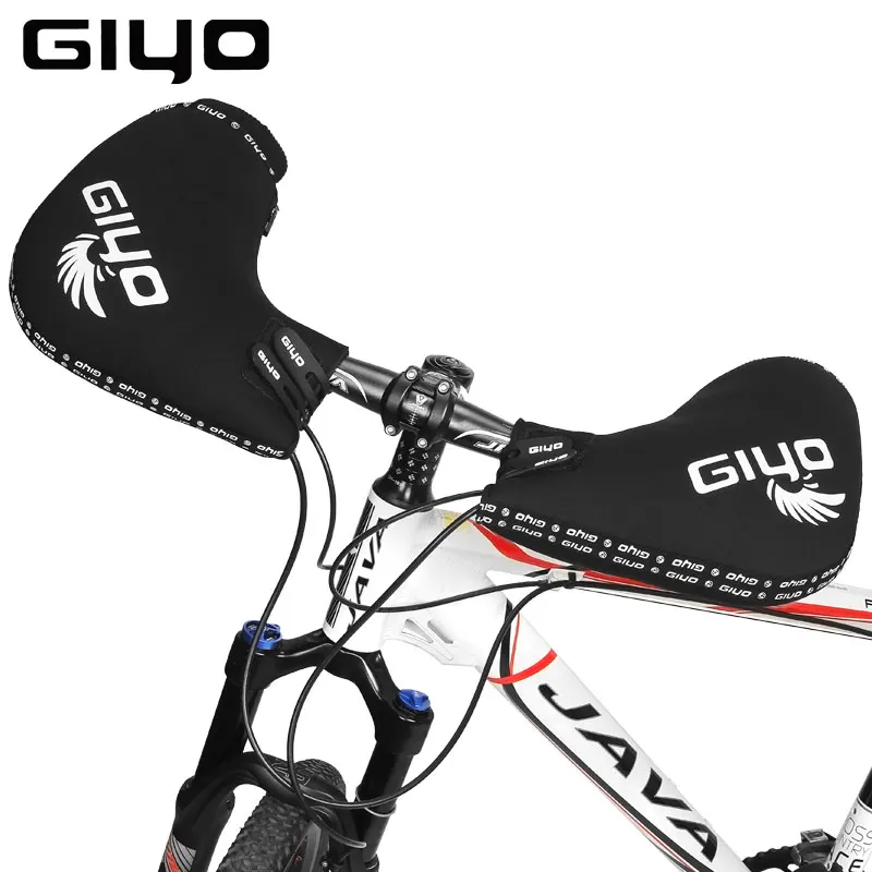 

Велосипедные перчатки GIYO для мужчин и женщин, плоские Митенки на руль для горного и дорожного велосипеда, для бара, зимние велосипедные варежки