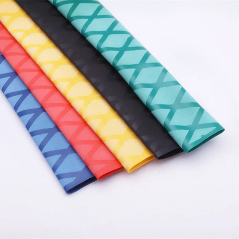 Non-slip Heat Shrink Wrap Tubing Fishing Rod DIY 5 colors 1M Handle Insulation Waterproof Racket Grip |