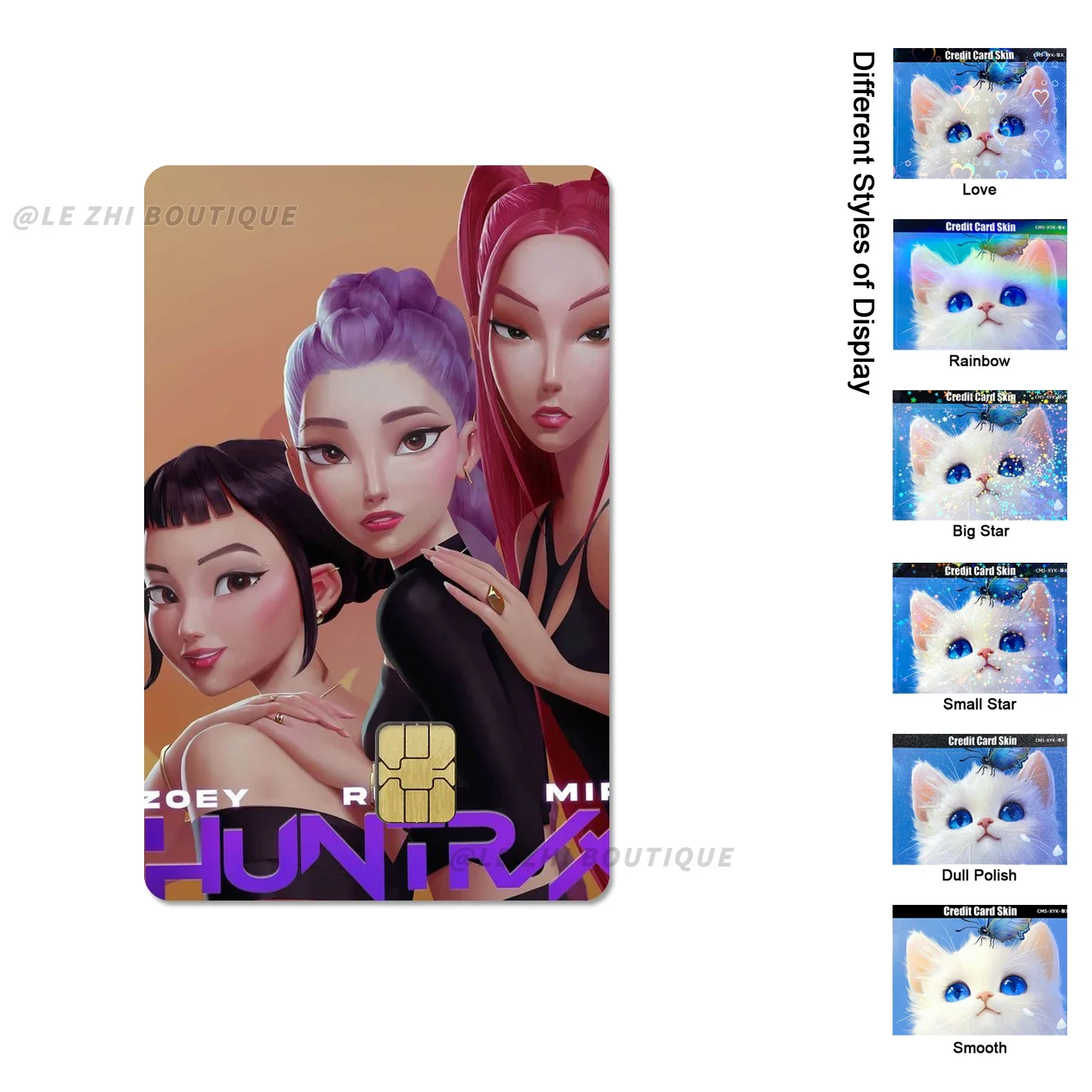 MINISO 3D-наклейка на кредитную карту Huntrix Saja Boys гарт эннис дэрик робертсон the boys пацаны том 10 пекарь мясник и свечник