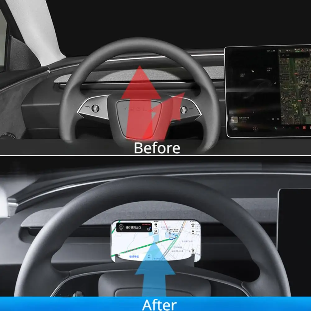 Силиконовый чехол для хранения очков на руль Tesla