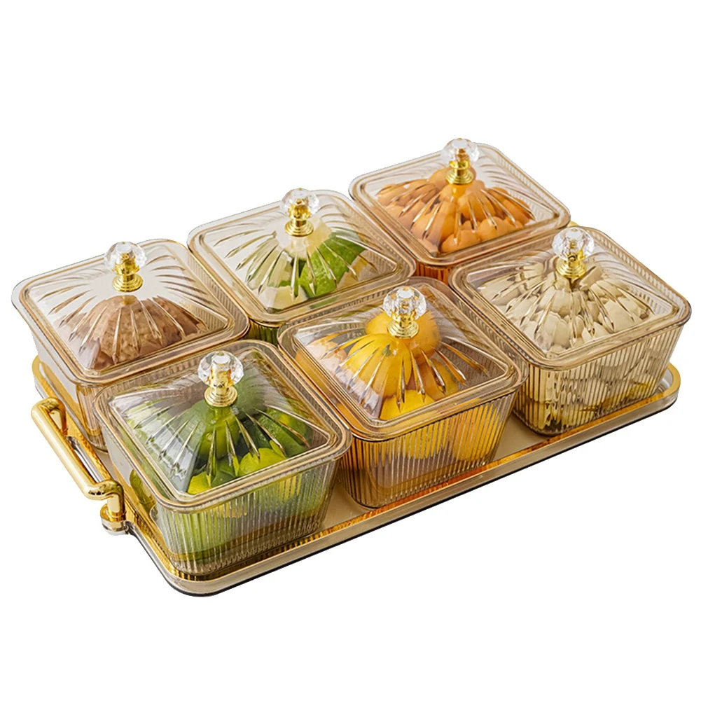 

Тарелка для фруктов со стеклянным отделением (5 в десяток)