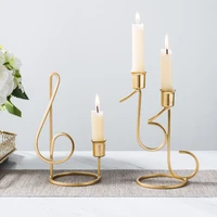 metal candlestick creative iron craft candle lantern lovers romantic candlelight dinner candle holders home decoration