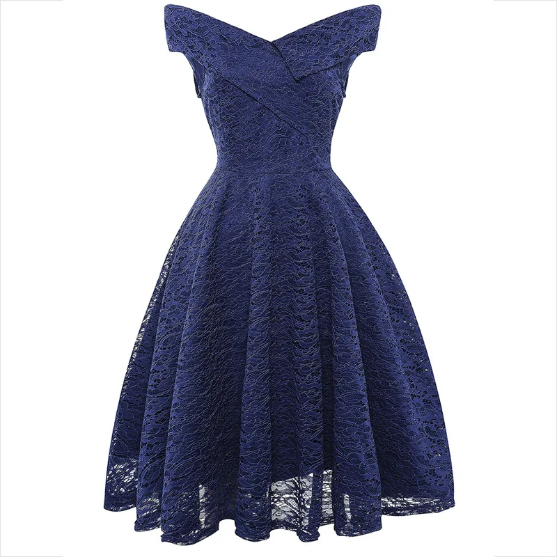 

Deep V-neck Lace Sexy Dress around 2022 summer