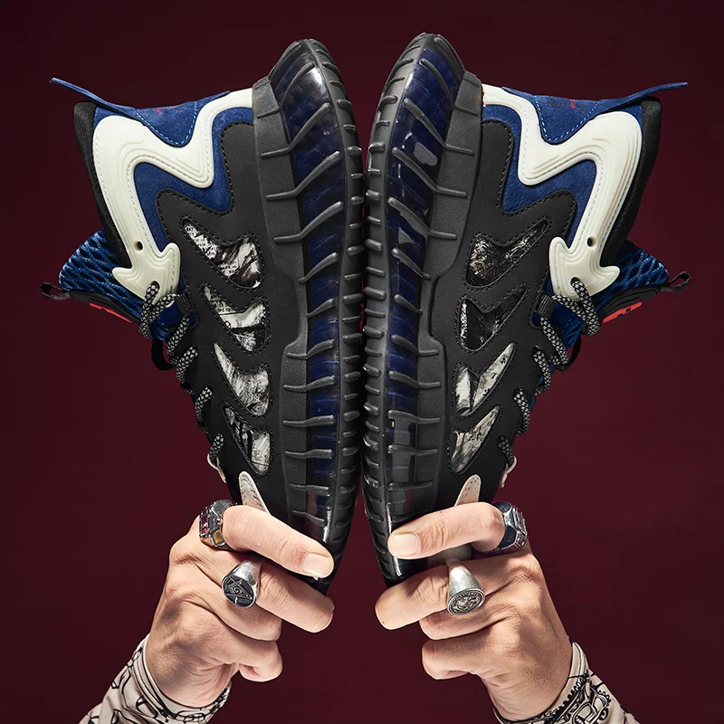 Running shoes luminous coconut youth tide shoes breathable men's casual sports shoes men