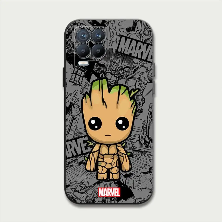 Чехол для телефона с рисунком Marvel Groot Spiderman Google Pixel 8 Pro 6a 7a 8a 6 7 черный мягкий чехол