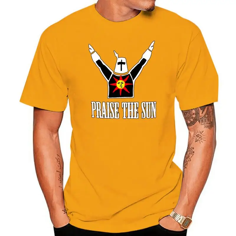 Футболка Praise The Sun Herren Dark Sunbro Solaire Souls Gwyn Sonnen Ritter Bro футболки с короткими рукавами