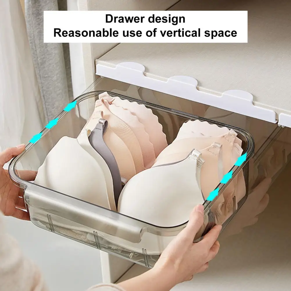 

Sock Organizer Useful 2 Colors Large Capacity for Bathroom Sundries Container Underwear Case