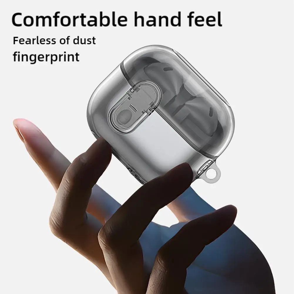 Прозрачный защитный чехол для Samsung Galaxy Buds 3 Pro с полным покрытием