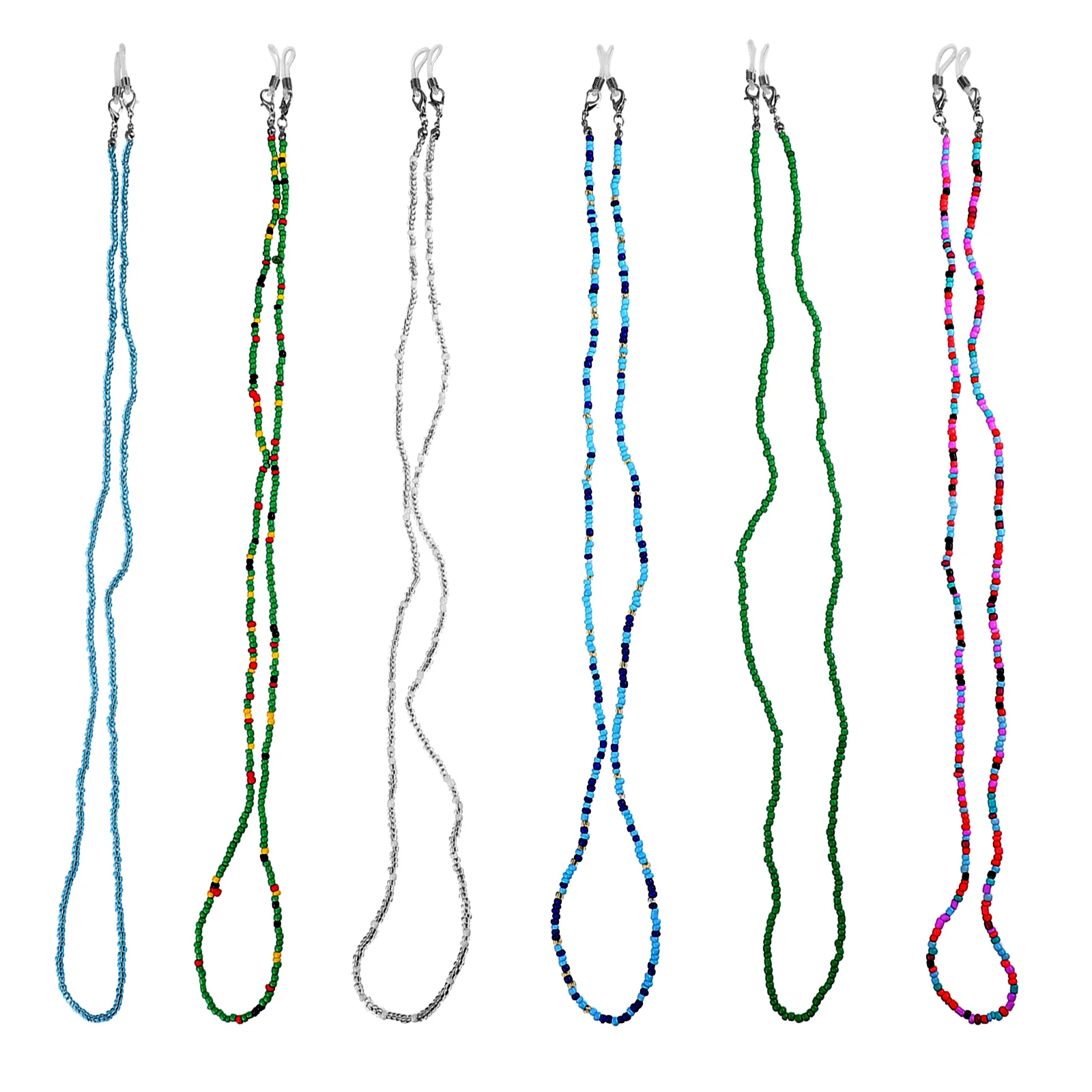 

6pcs Glasses Chain Safe Nice Unique Chain Lanyards Chains for Glasses