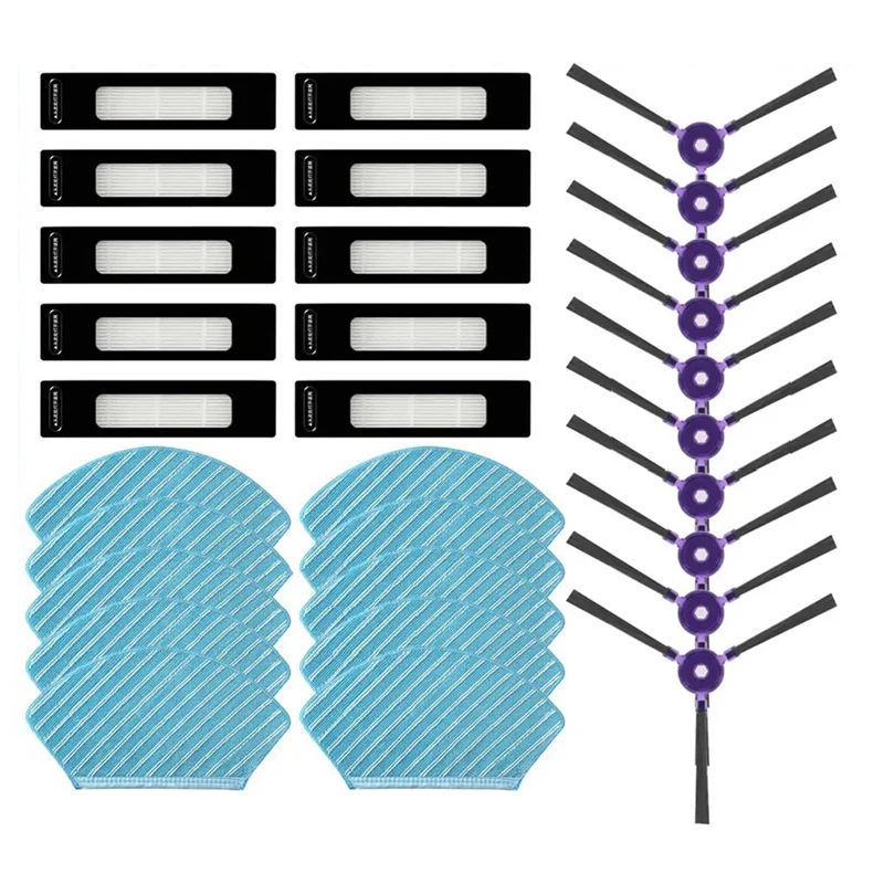 GTBL для Midea VCRM7 боковая щетка Hepa фильтр тряпка швабры аксессуары робота-пылесоса