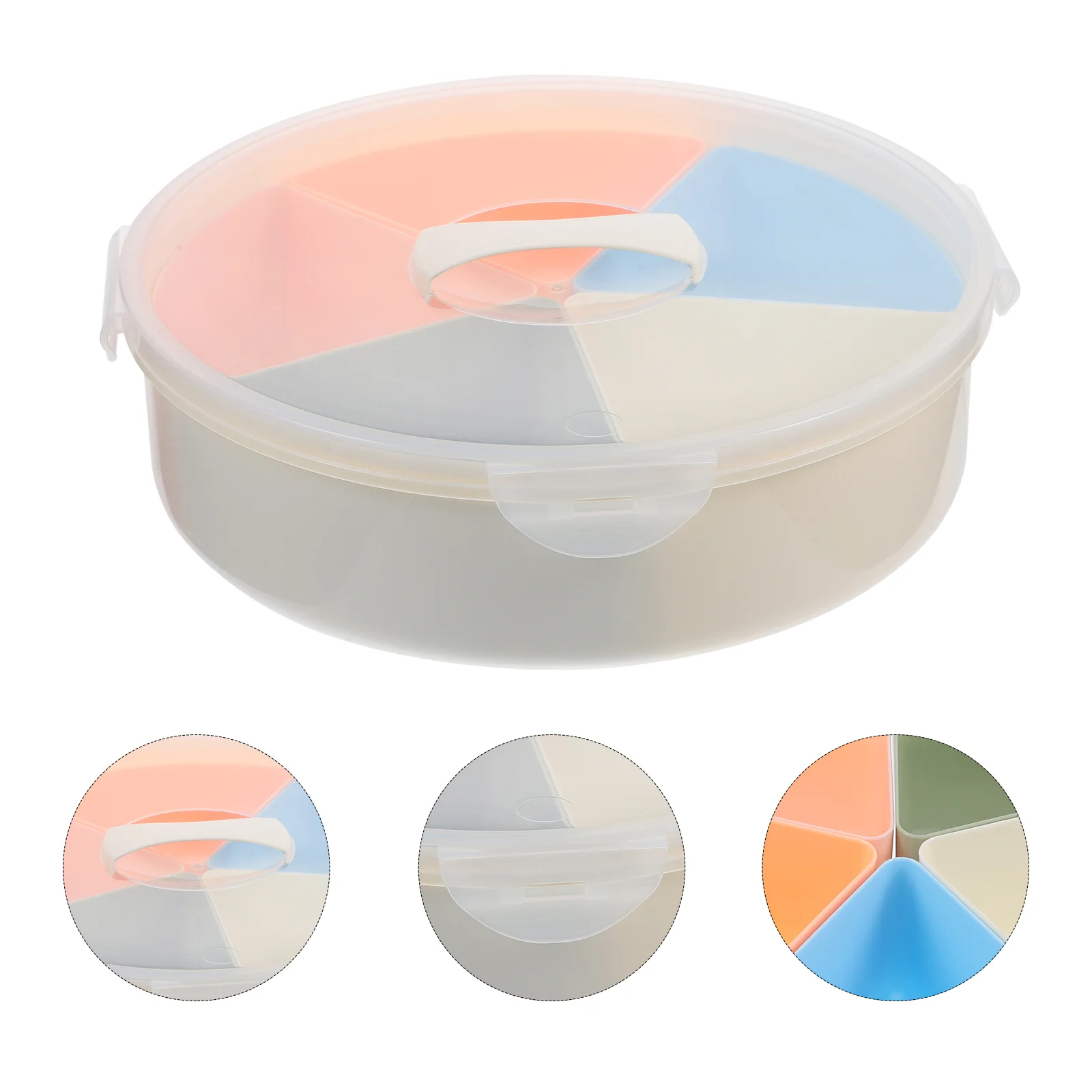 

Chip Tray Plastic Serving Trays Chips Dish Fruit Snacks Appetizer Platter Divided Storage Box Dishes Parties Sorting