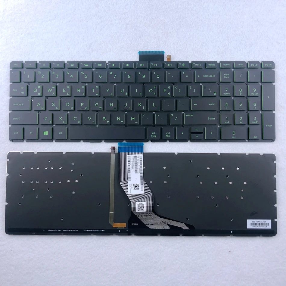 

Korean Backlit Laptop Keyboard For HP 15T 15Z 15-BR-BS-BU-BW 250 255 256 G6 TPN-C129 C130 KR Layout