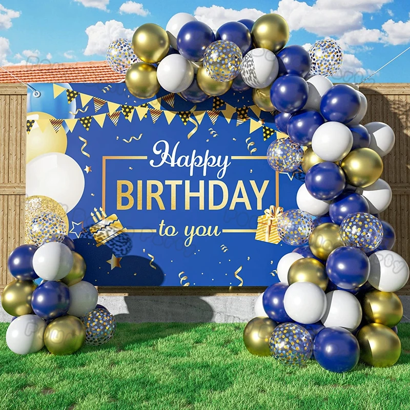 

Macaron Blue Green Balloon Garland Arch Kit Kids Birthday Wedding Party Gold Metal Latex Balloons Baby Shower Decoration Globos