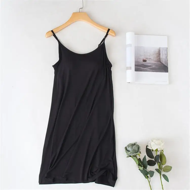 Summer New Women's Nightdress Suspenders with Chest Pad Home Service Sexy Sleepwear Women Nightwear Sleep Tops Night Gown