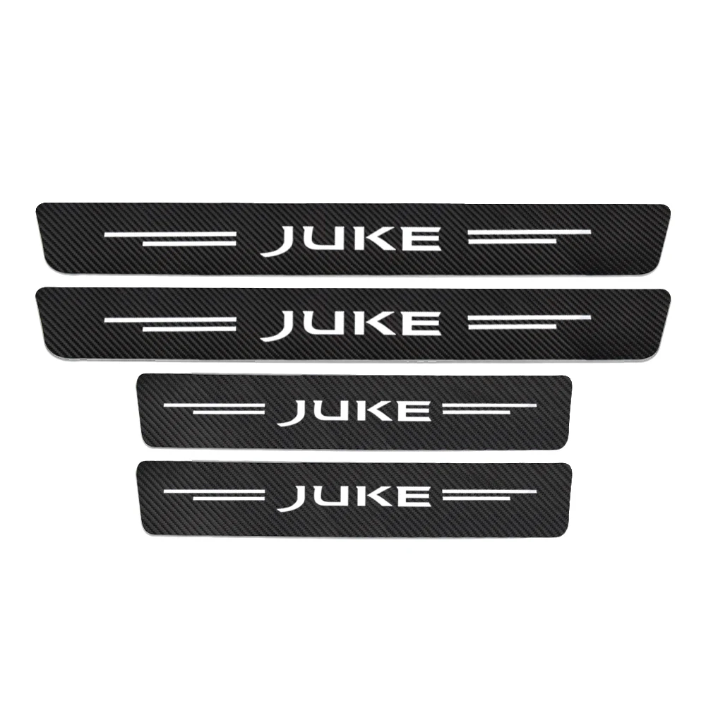 4 шт. наклейки на пороги автомобиля Nissan Juke F15 F16 2010-2014 2015 2016-2021