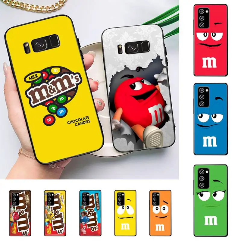 

Chocolate Beans Phone Case For Samsung Galaxy Note 10Pro Note 20ultra cover for note20 note10lite M30S Back Coque