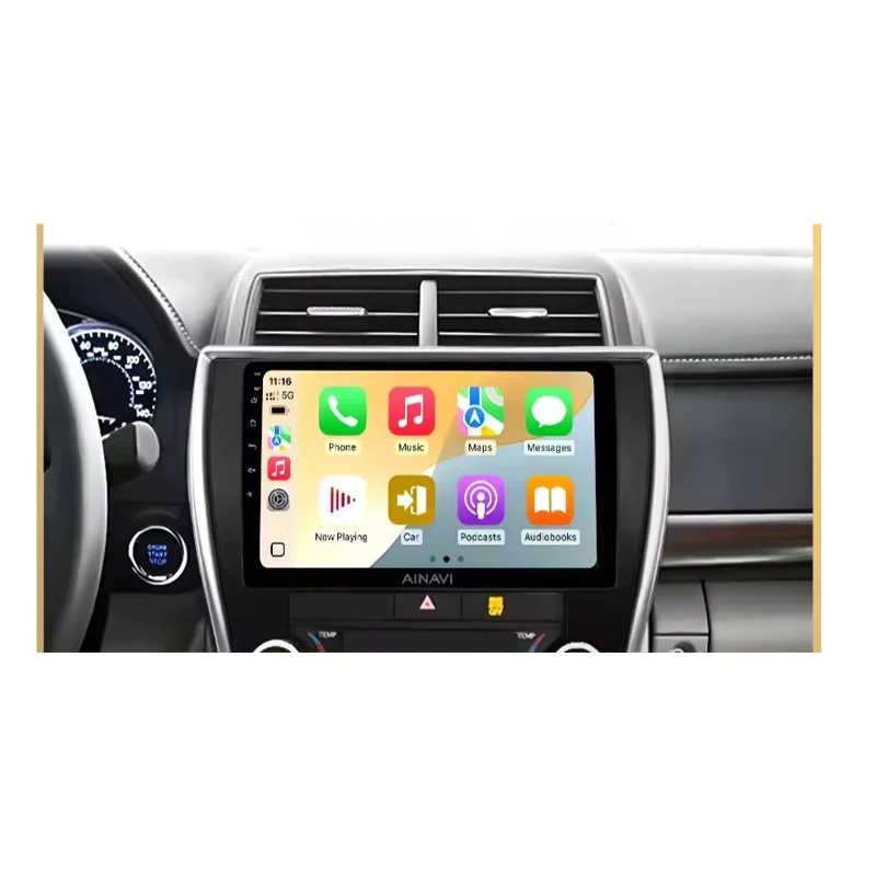 Фото Автомобильный мультимедийный плеер Android 14 2 Din для Toyota US Camry 2012, головное устройство, стерео GPS-навигация BT WIFI №2