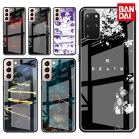 tempered glass case for samsung galaxy s22 ultra s21 plus s20 fe s10 lite s10e note 20 10 s9 s8 phone cover anime naruto fundas