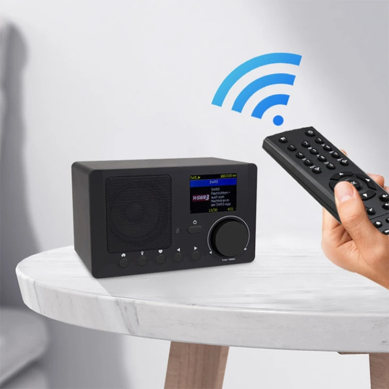 Wi-Fi Интернет-радио WR210N портативное цифровое радио с перезаряжаемой батареей