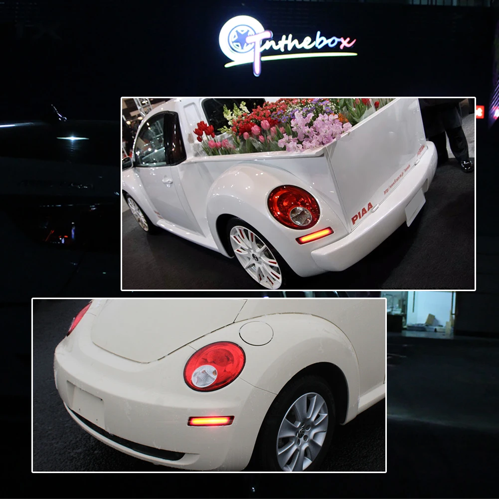 CAN-bus дымчатые/красные линзы красные светодиодные боковые габаритные фонари