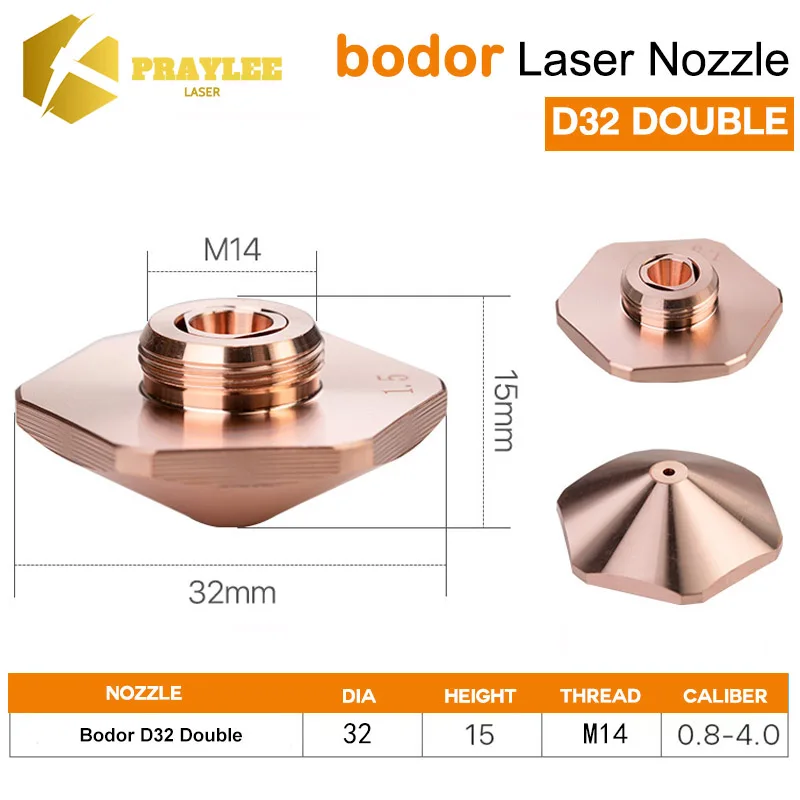 Лазерные насадки Praylee Bodor для лазерной резки