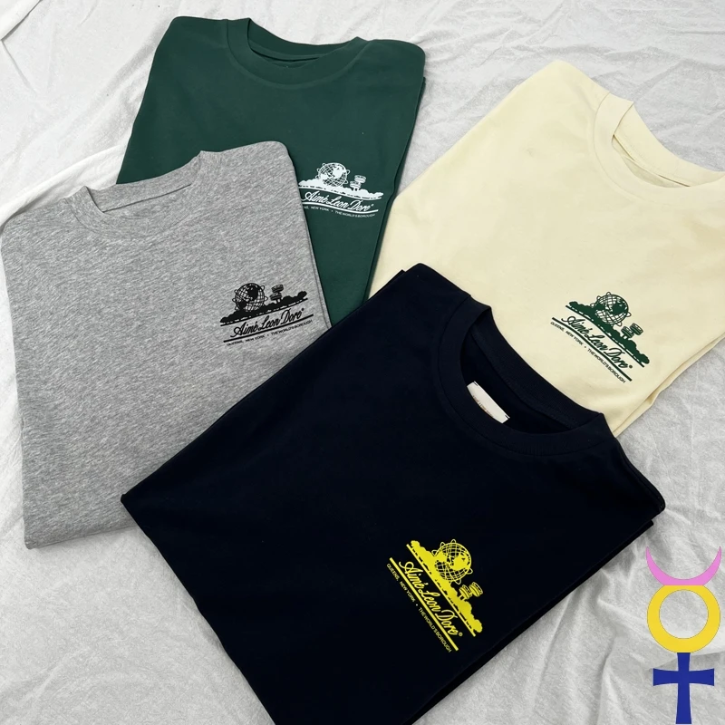 

Aime Leon Dore Collection T-shirt Earth Logo Comfortable Cotton ALD Men Women Casual Shopping Dress T Shirt