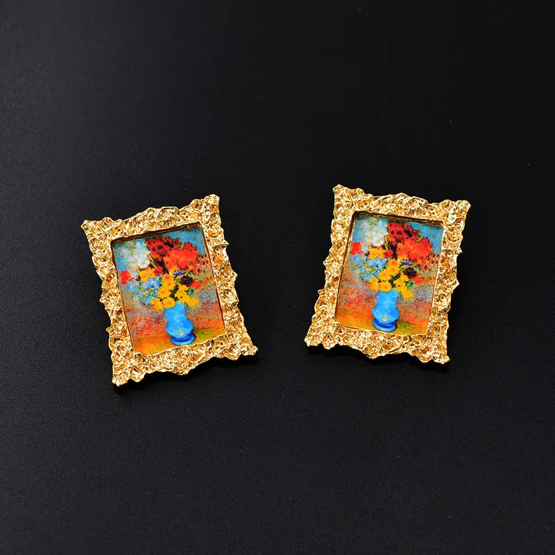 karbowana w stylu barokowym retro z ramką na zdjęcia portretem