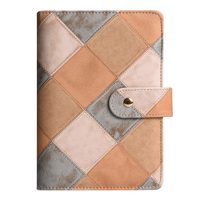 

A6 Ретро клетчатый узор из искусственной кожи DIY переплет только обложки для тетрадей дневник книги расписание обложки школьные канцелярские принадлежности