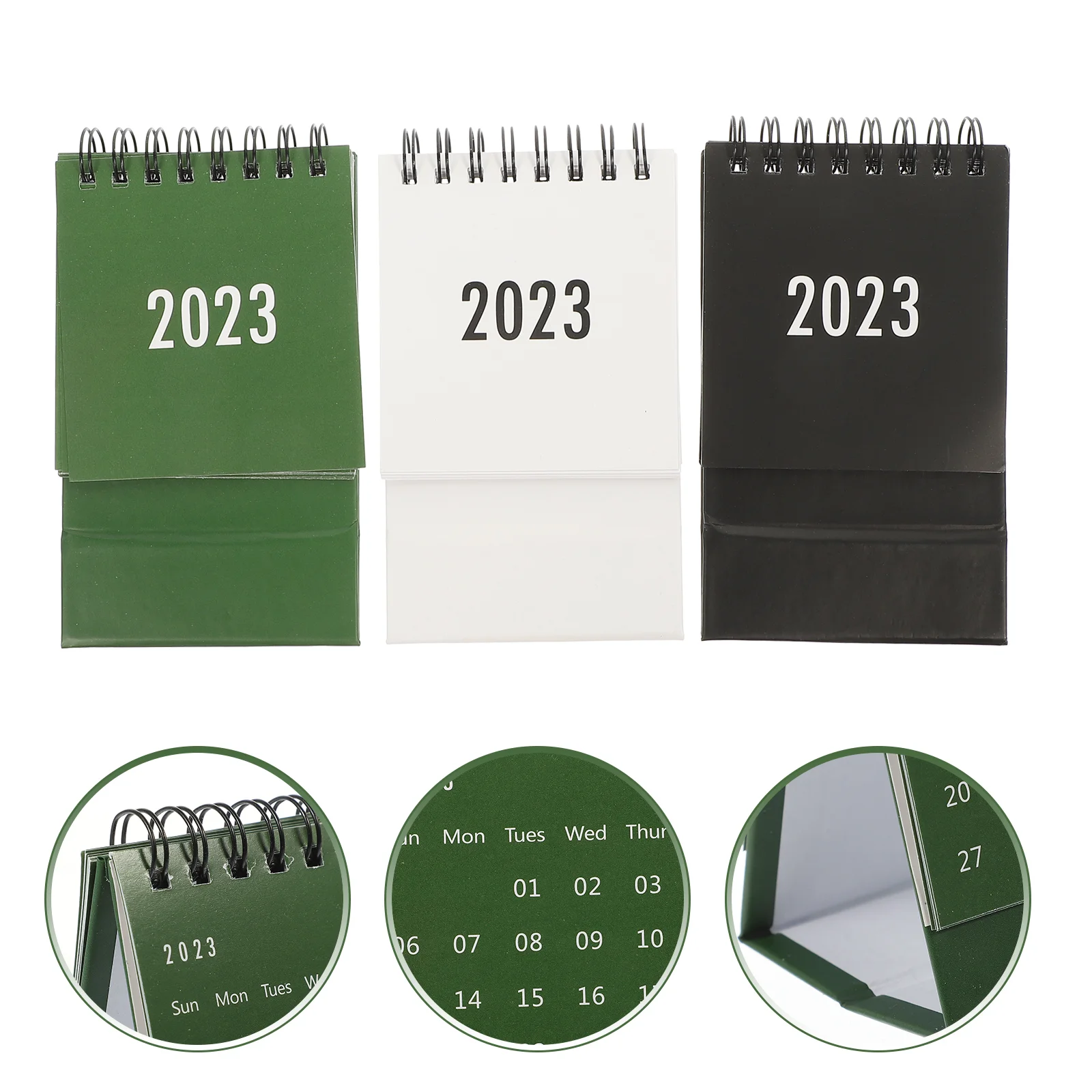 

Calendar 2023 Calendars Small Desk Paper Mini Standing Table Desktop Planner Schedule Office Flipped Notes School Year 2022