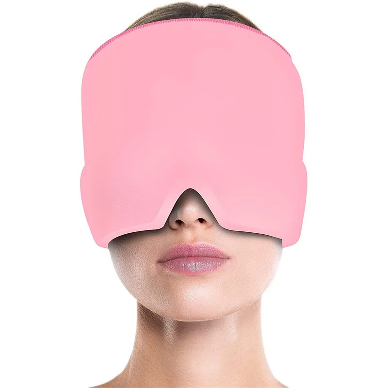 

Gel Hot Cold Therapy Headache Migraine Relief Cap For Chemo,Sinus,Neck Wearable Therapy Wrap Stress Pressure Pain Relief Massage